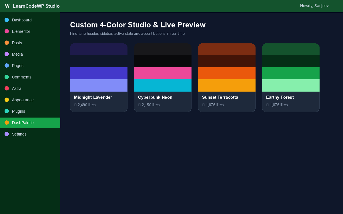 Custom 4-Color Studio